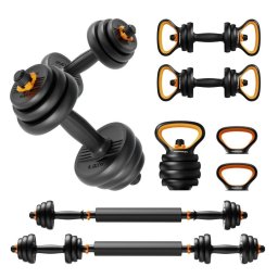 Xiaomi FED Kit de Mancuernas V2 + Barra + Pesa Rusa 20Kg