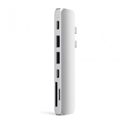 Satechi ST-CMBPS Hub Adaptador USB-C Multipuertos Plata