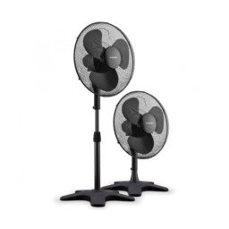 Hyundai HYVLUXN4 Ventilador de Pie y Sobremesa 3 Aspas 40cm Negro