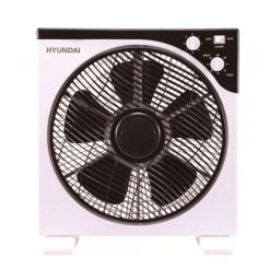 Hyundai HYVBF30LUX Box Fan Ventilador de Suelo Blanco/Negro 45W 30cm