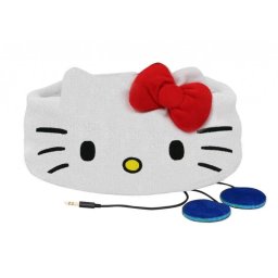 OTL Technologies Auriculares Infantiles Planos con Banda Ajustable Lavable Hello Kitty