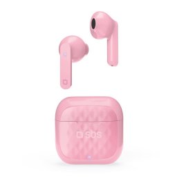 SBS Air Free Auriculares Inalámbricos TWS Rosas