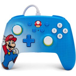 Power A Mando con Cable Mario Pop Art para Nintendo Switch