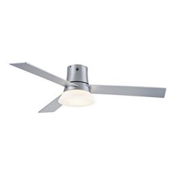 Fm Calefacción VT-COSMOS Ventilador de Techo con Luz y Mando 55W Plateado