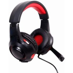 Auriculares Gembird GHS-U-5.1-01 con cable USB 5.1 Gaming Micrófono Negro Rojo