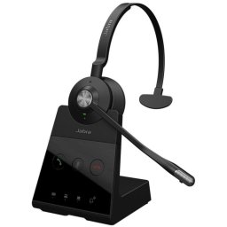 Auriculares Jabra Engage 65 Mono Inalámbricos DECT para Oficina con Cancelación de Ruido Negros