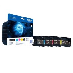 Cartucho de Tinta Brother LC1280XLVALBP XL MultiPack Negro/Cian/Magenta/Amarillo