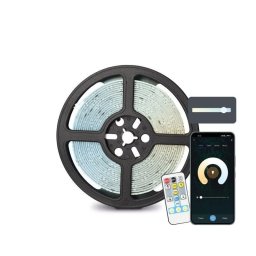 Ksix SmartLED CCT Tira LED Inteligente WiFi 5m + Control Remoto
