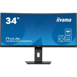 iiyama ProLite XCB3494WQSN-B5 34" VA CURVO UWQHD 120Hz USB-C DOCK Altavoces Altura Ajustable