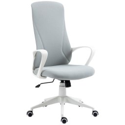 Vinsetto Silla de Oficina Giratoria de Altura Ajustable Gris