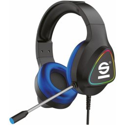 Sparco Hazard Auriculares Gaming con Cable Negros