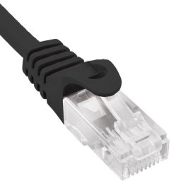 Cable de red Phasak PHK 1852 Cat.6 25 cm cobre negro