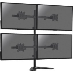 Kimex Soporte de Mesa Inclinable/Giratorio/Rotativo para 4 PC 17"-32" VESA 100x100 Máx. 9Kg/Pantalla