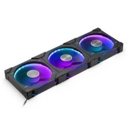 Phanteks D30 Kit 3 Ventiladores PWM 140 mm Flujo De Aire Invertido D-RGB Negro