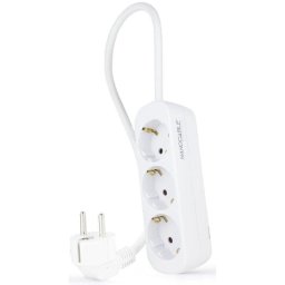 Regleta Nanocable 10.38.0003-NS 3 Tomas Protección Infantil Resistente