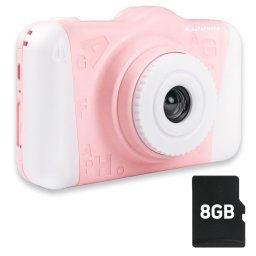 Agfa Photo Pack Realikids Cam 2 Rosa + Tarjeta SD 8GB