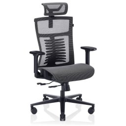 Valk Gaming Noma Office Silla Gaming de Malla Transpirable Gris/Negra