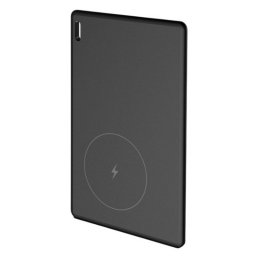 Ksix Cardtag Tarjeta Localizadora de Objetos, Works With Apple, Batería Recargable Inalámbrica Negra