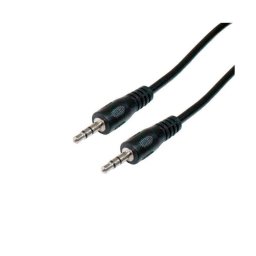Cable de audio DCU 307130 Jack 3,5 mm macho-macho 3 m negro