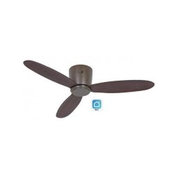 Ventilador de techo CasaFan Eco Plano II 132 cm Nogal Wi-Fi temporizador