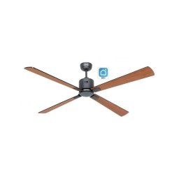 Ventilador de techo CasaFan Eco Neo III 152 cm WiFi negro y teca