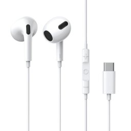 Baseus Encok C17 Auriculares Intrauditivos con Cable USB Tipo C Blancos