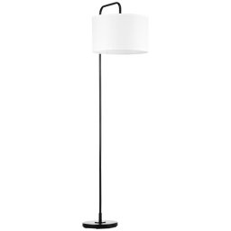 Homcom Lámpara De Pie Casquillo E27 Máx. 40w Con Pantalla De Lino 64x38x163,5 Cm