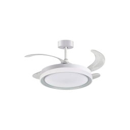 Ventilador de techo Bel Air Kigali Mini 48W 91cm LED 4 aspas retráctiles mando