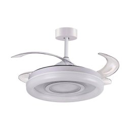 Ventilador de techo Bel Air Amaltea 4 aspas retráctiles LED 116W blanco