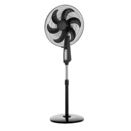 Iluminashop Ventilador de Pie 85W Negro