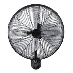 Iluminashop Ventilador de Pared 120W Negro/Plata