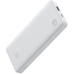 Power Bank Baseus Airpow Lite 10.000mAh 15W Blanca + Cable USB a USB-C 30cm Blanco