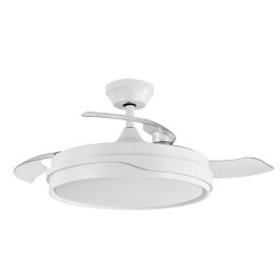 Iluminashop 350494 Ventilador de Techo LED Verano e Invierno con Mando a Distancia 72W Blanco