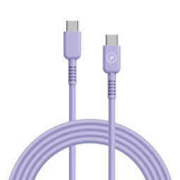 Muvit For Change Cable USB-C a USB-C 3A/60W 1.2m Lavanda