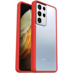 Otterbox Funda Transparente/Roja para Samsung Galaxy S21 Ultra 5G
