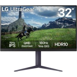 LG Ultragear 32GS85Q-B 31.5" LED Nano IPS QHD 180Hz G-Sync Compatible