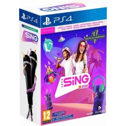 Let's Sing 2025 + 2 Micrófonos PS4