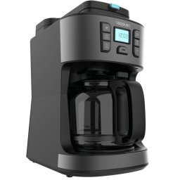 Cecotec Coffee 66 Grind & Drop Cafetera de Goteo Digital con Molinillo 12 Tazas Acero Inoxidable