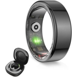 Ksix Saturn Anillo Inteligente Talla S 18,9mm 15mAh Negro