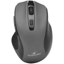Bluestork Office 75 WL Ratón Óptico Inalámbrico Bluetooth 1600 DPI Gris