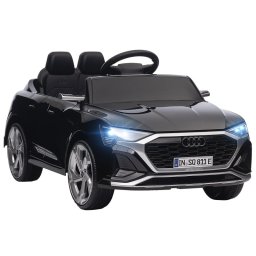 Aiyaplay Coche Eléctrico Para Niños De +3 Años Audi Q8 Etron Sportback Negro