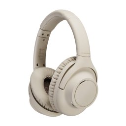Audio-Technica ATH-S300BT Auriculares Bluetooth con Cancelación de Ruido Híbrida Digital Beige