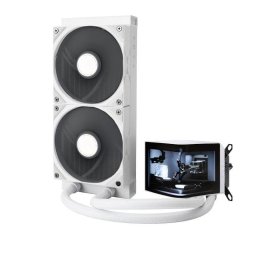 Refrigeración Líquida Tryx Panorama 240 240mm 2 Ventiladores AMOLED Blanco