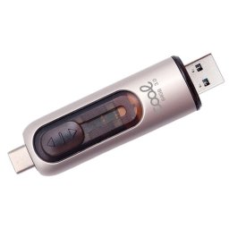 Cool Pen Drive USB 3.0 64GB Tipo-C / USB (2 en 1) Plata