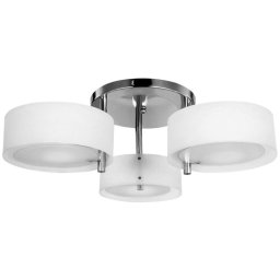 Homcom Lámpara de Techo Moderna Gota E27 Pantalla de Acrílico Blanco