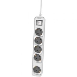 Philips CHP2154W/12 Regleta con Interruptor 5 Tomas Schuko Cable 1.5m Blanca