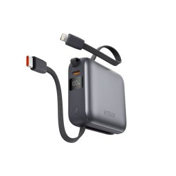 Power Bank Ksix 10.000 mAh Carga Rápida 22.5W Power Delivery Pantalla LED Negro