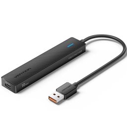 Vention CHSBB HUB 5 en 1 USB-A a USB-C 3.2 Gen2x2/USB-A 3.2 Gen2x2/USB-C 10G 0.15m Negro