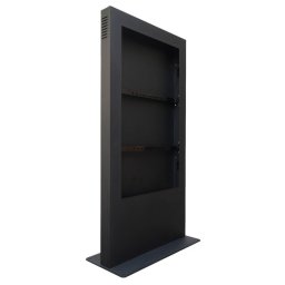 Tótem Kimex 161-4900V para monitor 49″ montaje vertical VESA, estructura autoportante, negro