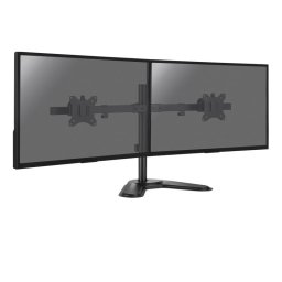 Soporte de monitor Kimex 015-1151 Negro para 2 pantallas 17-32″ VESA 75x75/100x100